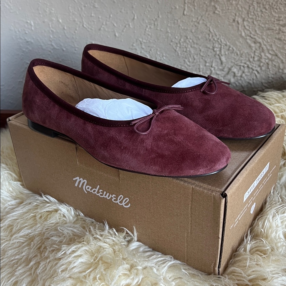 Madewell The April Ballet Flat Size 8 New Unworn